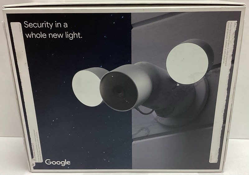 Google Nest Cam with Floodlight Outdoor Security Camera GPLE9 G3AL9 Kit White gallery