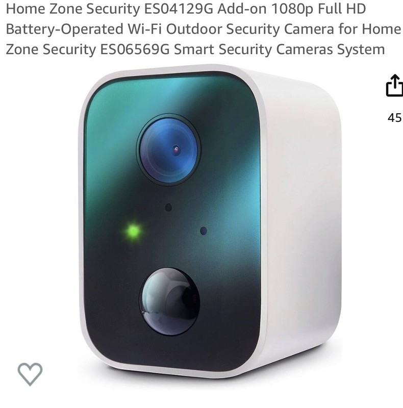 2Pk Wireless Security Camera W/Rechargeable Battery for ES06569G Hub Add-on. gallery