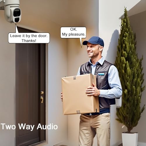 Solar Security Camera Wireless Outdoor, 3W Solar Panel, 360° Pan Tilt Solar gallery