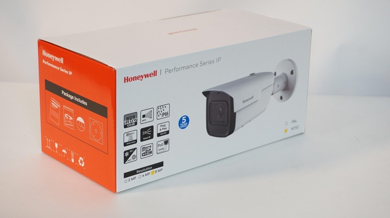 -=NEW=-HONEYWELL HBW8PER2V WDR 8MP IR IP66 POE NETWORK BULLET SECURITY CAMERA