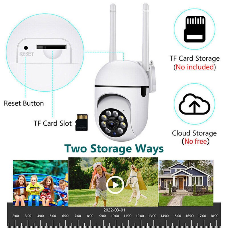 5G Wifi Wireless Security Camera System Outdoor Home Night Vision Cam 1080P HD gallery