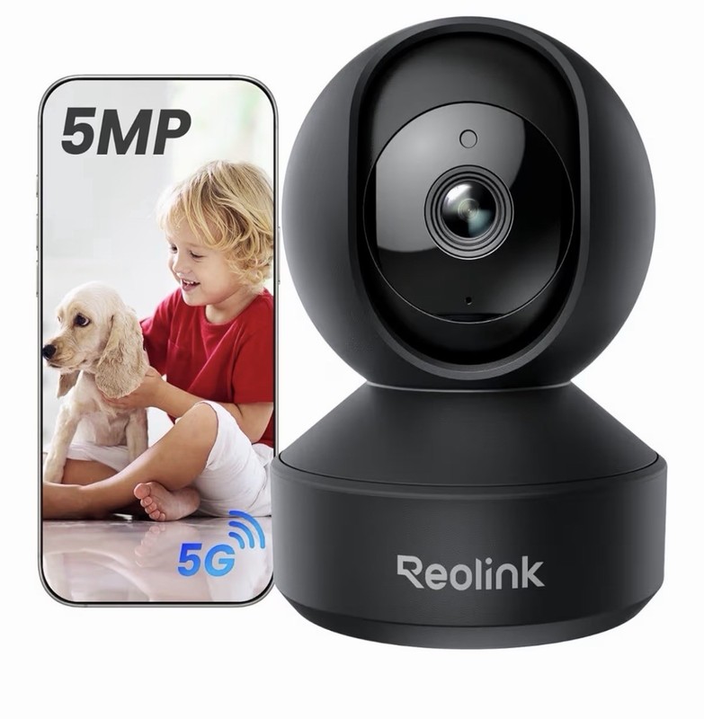 REOLINK E1 Pro(Black) 3K PT Wi-Fi Indoor Camera for Baby & Pet Monitoring -Black