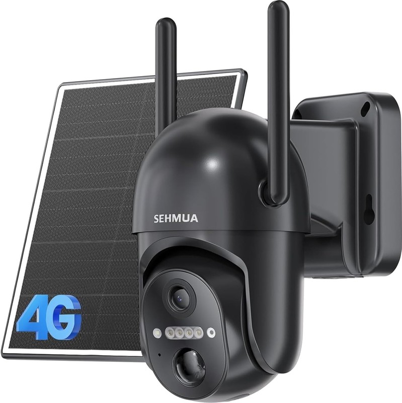 Ultimate Solar Security Camera: 360° View, 2K Vision & Built-in SIM for Outdoors gallery