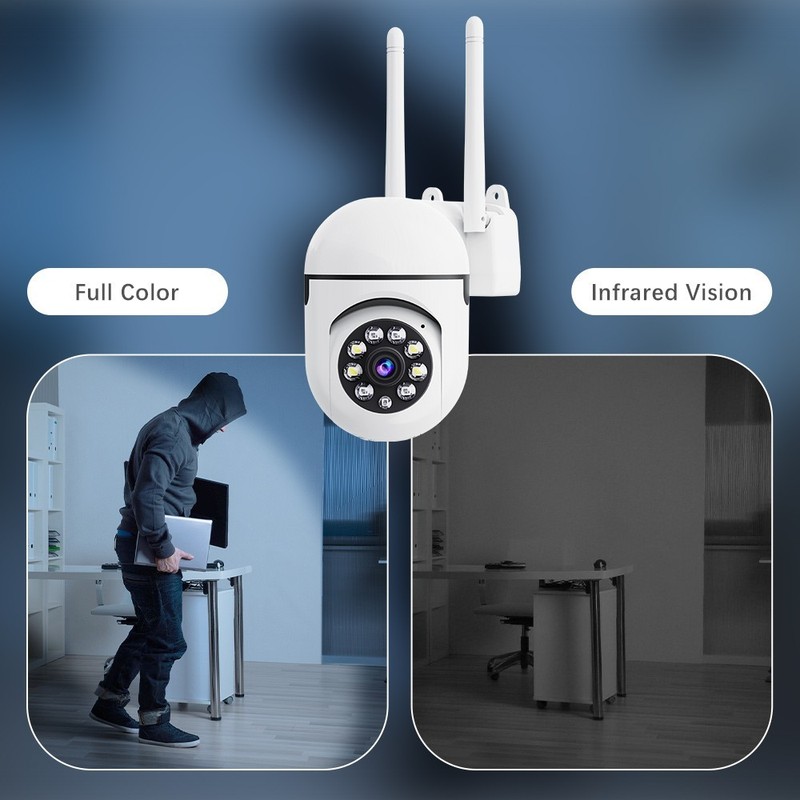 4-Pack Wireless Security Camera System 2K HD WiFi Pan Tilt IP Camera 360 Monitor gallery