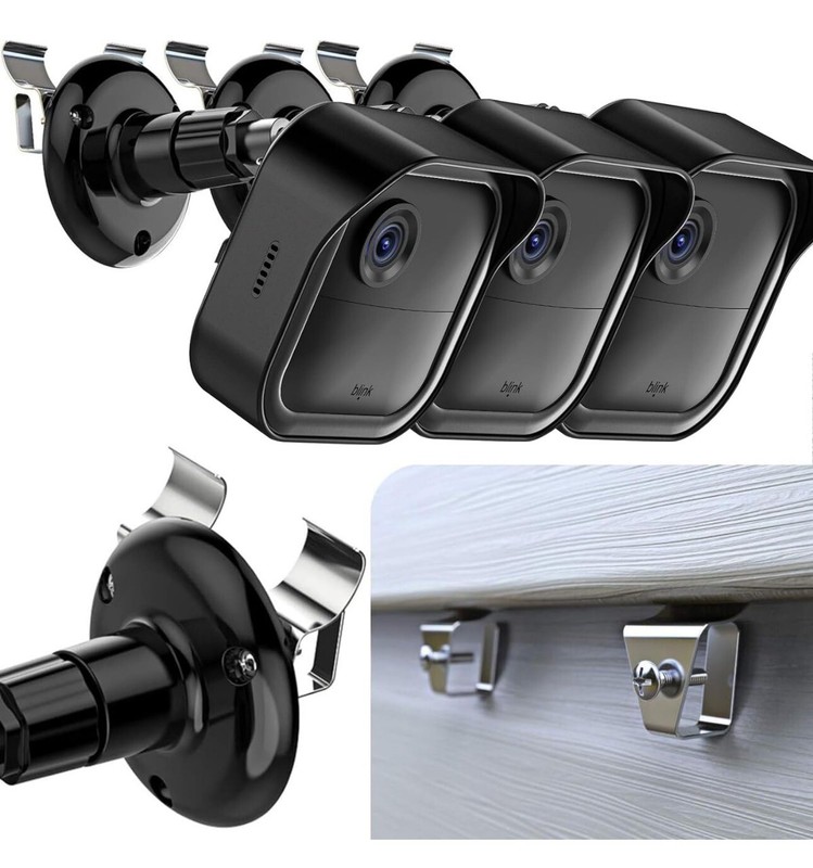 Blink Outdoor Vinyl Siding Mount with Waterproof Case No-Hole Needed Mounting…