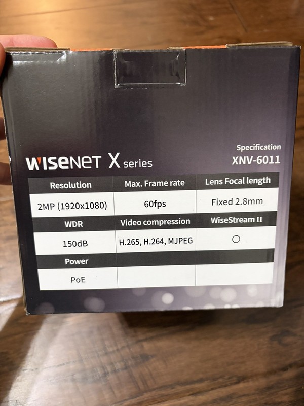 Brand New Hanwha Wisenet X Series XNV-6011 Security Camera gallery