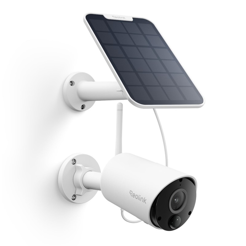 Argus Eco+Solar Panel 2K 5MP Solar Security Camera Outdoor for Home Surveilan…