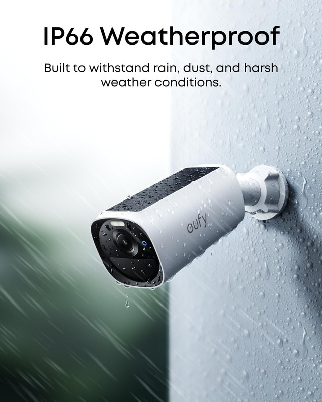 Security cam E40 2-Cam Kit, Solar Security Camera, 2K Maxcolor Night Vision with gallery