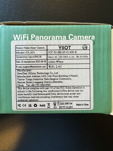 Remote WiFi Panorama Camera HD Smart Camera 360 Degree Real Time Viewing - NEW gallery