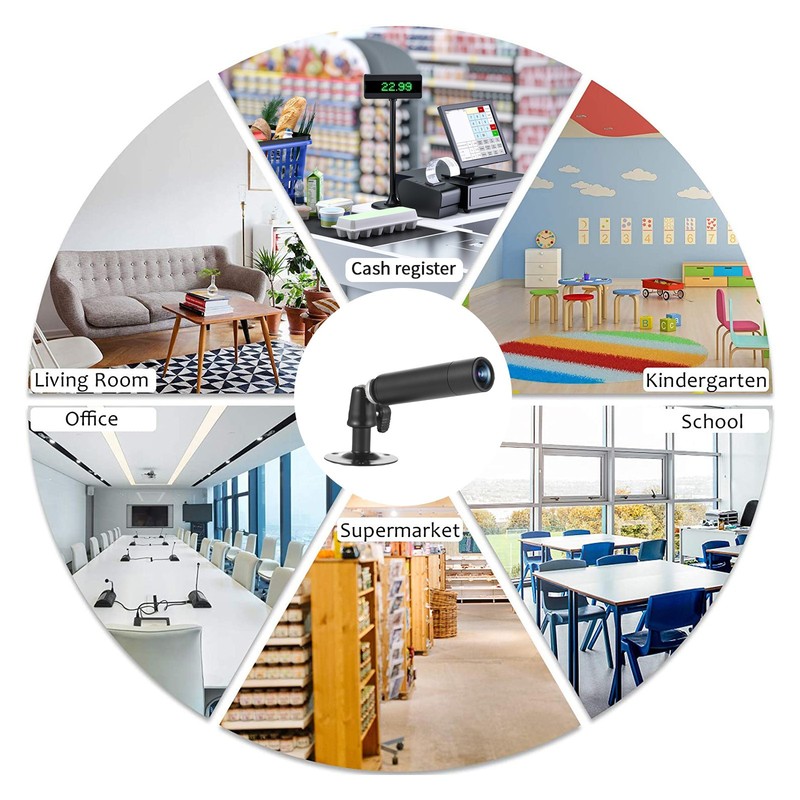 1080P Mini CCTV Camera Wired Security Camera Indoor Monitor Camera 3.6mm Lens gallery