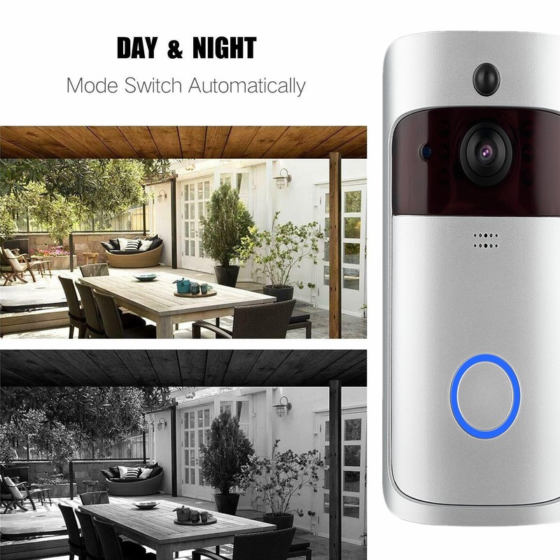 Wireless WiFi Video Doorbells Two-Way Smart Phone Door Ring Security Camera Bell gallery