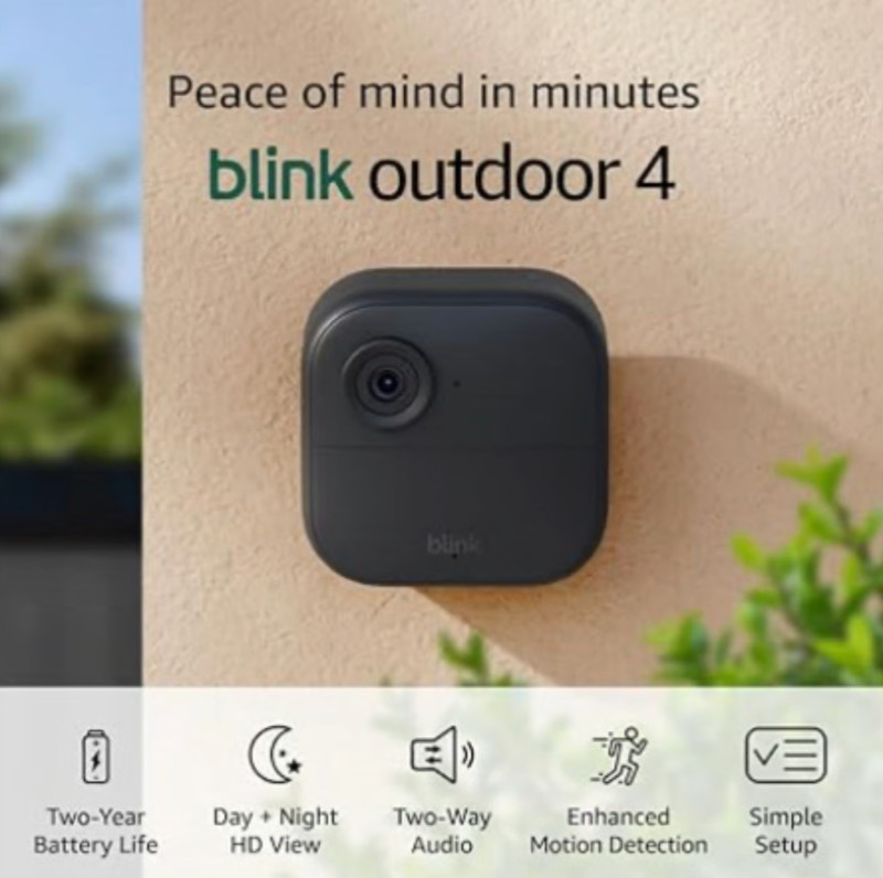 Blink Outdoor 4 (2-Cam) Wireless HD Kit – Batteries Removed for Shipping gallery