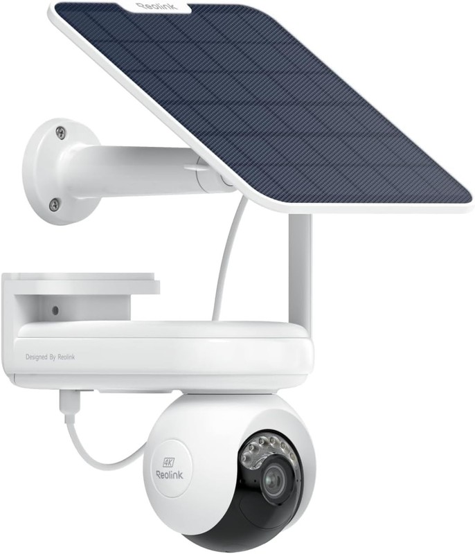 Wireless 4K Solar Security Camera with ColorX Night Vision & 360° Auto Tracking gallery