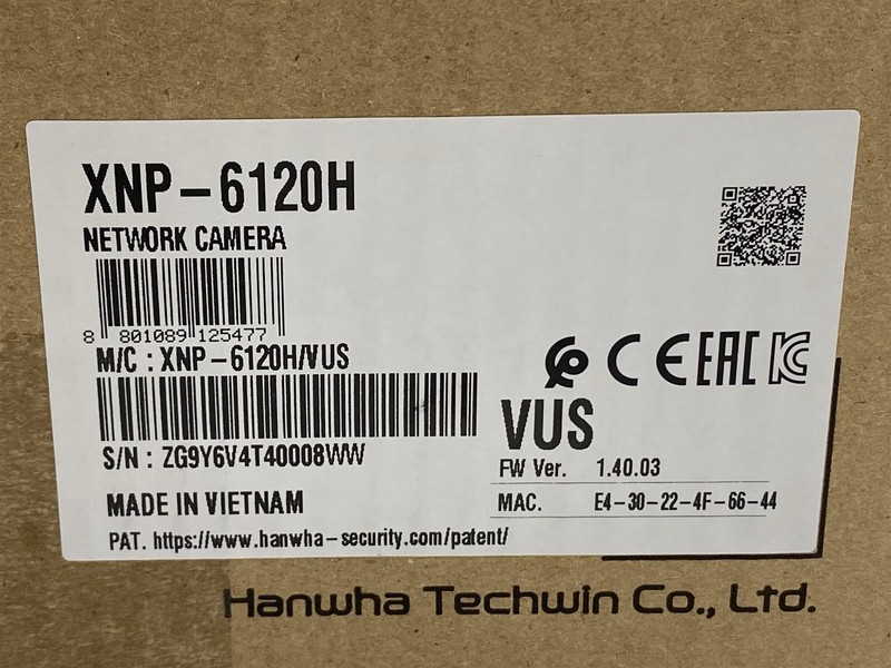 Hanwha Vision WiseNet X XNP-6120H 2MP Outdoor PTZ Network Dome Camera NEW sealed gallery