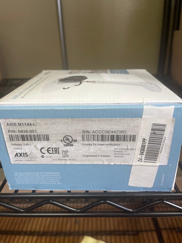 AXIS M1144-L Network Camera (0436-001) NEW Open Box gallery