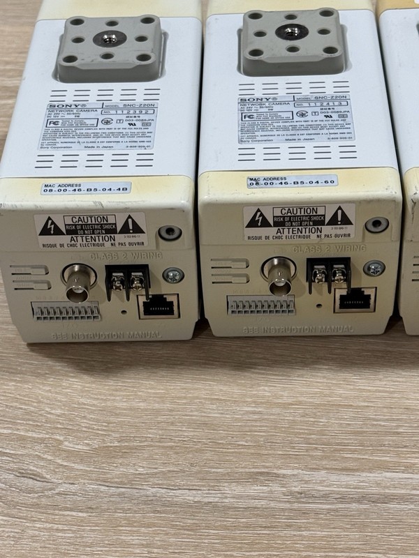 5 LOT Sony SNC-Z20N 1/4 type CCD Network Camera Security Surveillance As Is gallery
