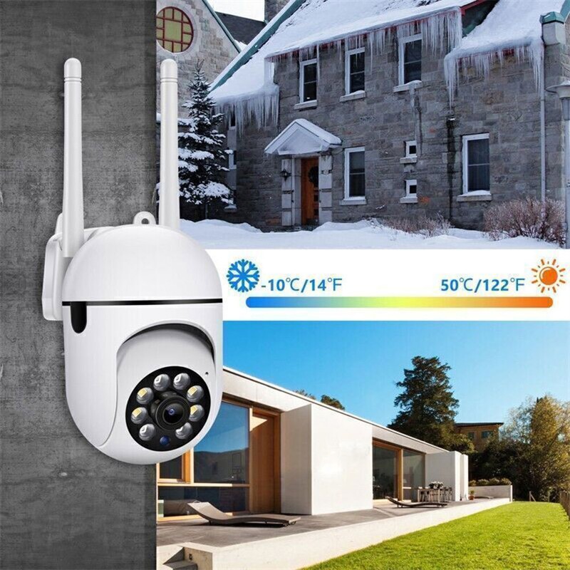 5G Camara De Seguridad WIFI Inalambrica 360° Para Casa Exterior 1080P Con Audio gallery
