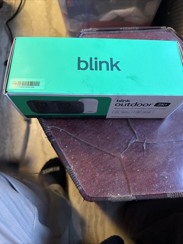 NEW BLINK OUTDOOR 2K+ WIRELESS SECURITY 2 CAMERA SYSTEM – WHITE –