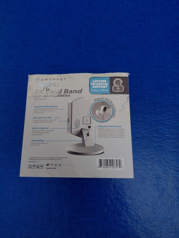 Amcrest Shield Ultra HD 2K 3MP IP3M-HX2W White. Includes Adapter, Hardware,& Box gallery