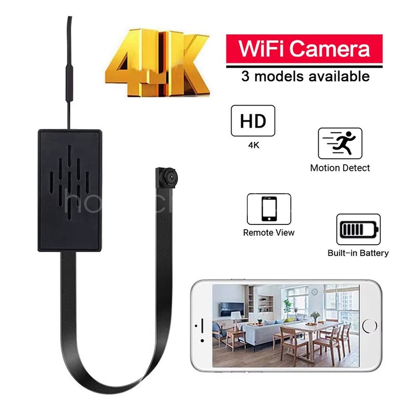 Mini Cam Wireless WiFi HD 4K 1080P Small DIY Motion Detection Camera DVR Battery gallery