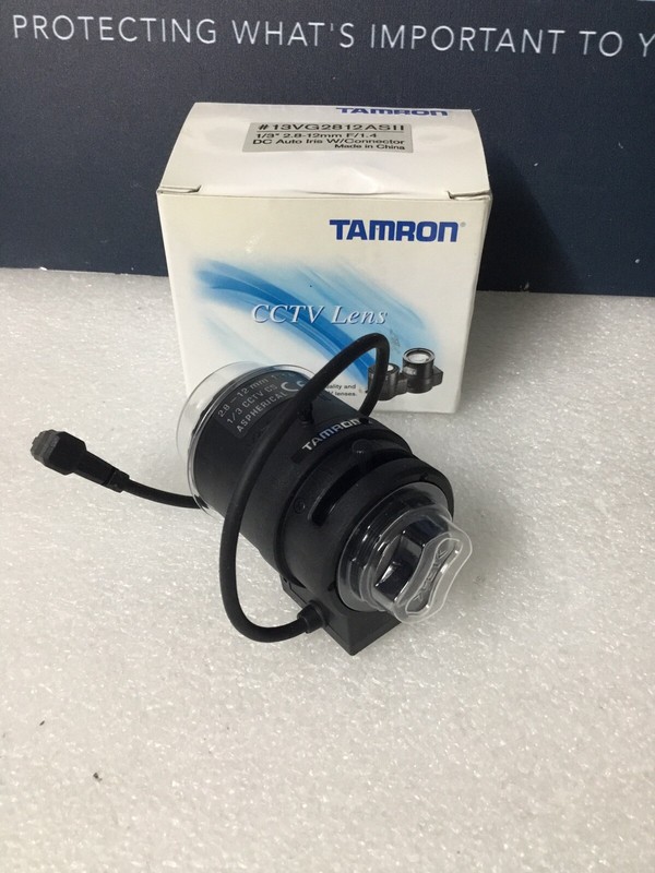TAMRON 13VG2812ASll CCTV Varifocal Lens 2.8-12mm 1/3” F/1.4 CS DC Auto Iris NEW! gallery