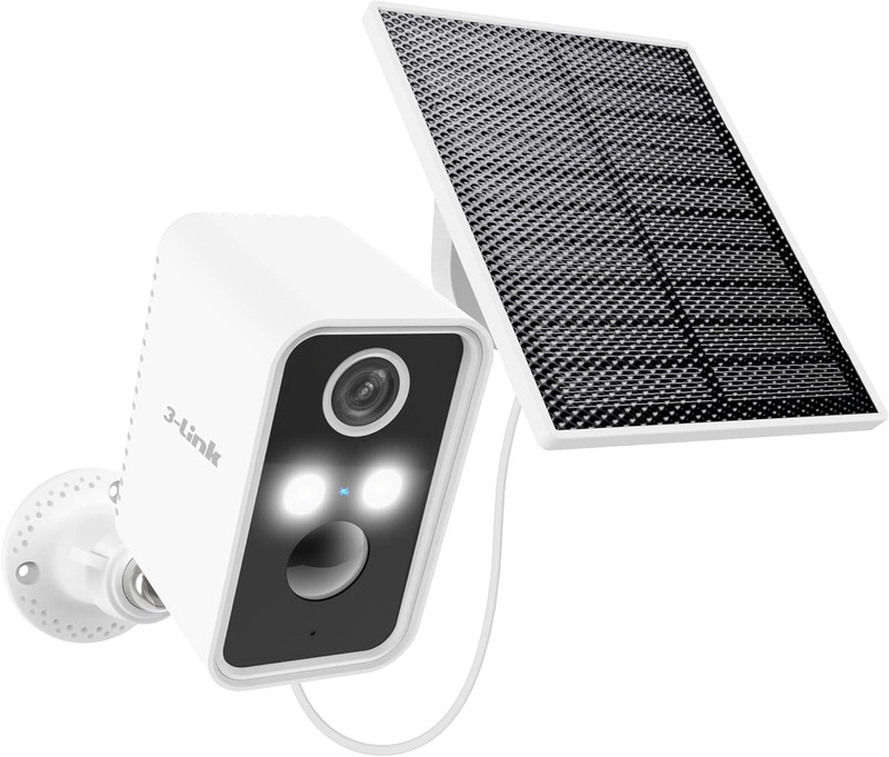 Solar Camera Outdoor Wireless, Battery Security Cameras with Solar Panel for Hom