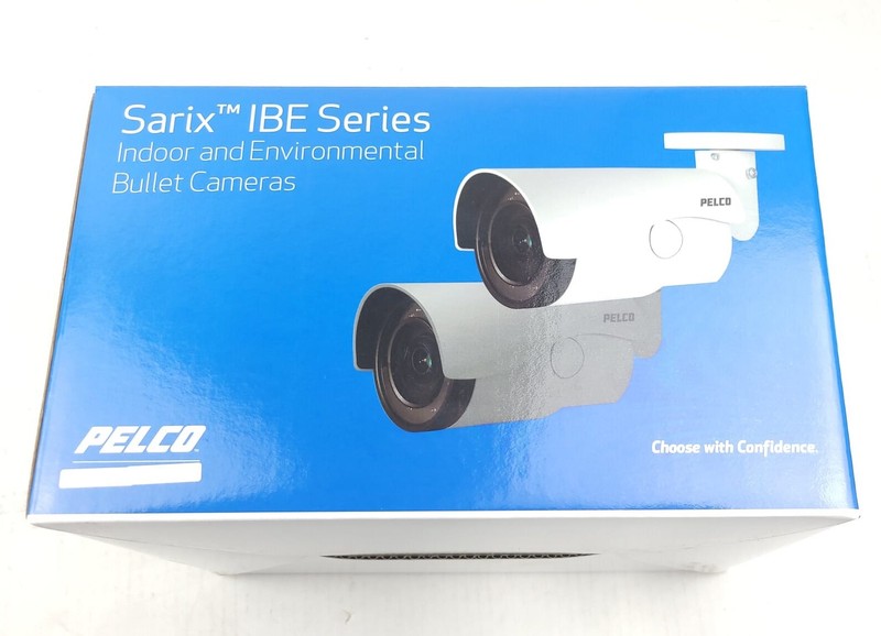 Pelco IBE229-1R 2MP IR WDR Outdoor Network Bullet Camera with 3-9mm Autofocus…