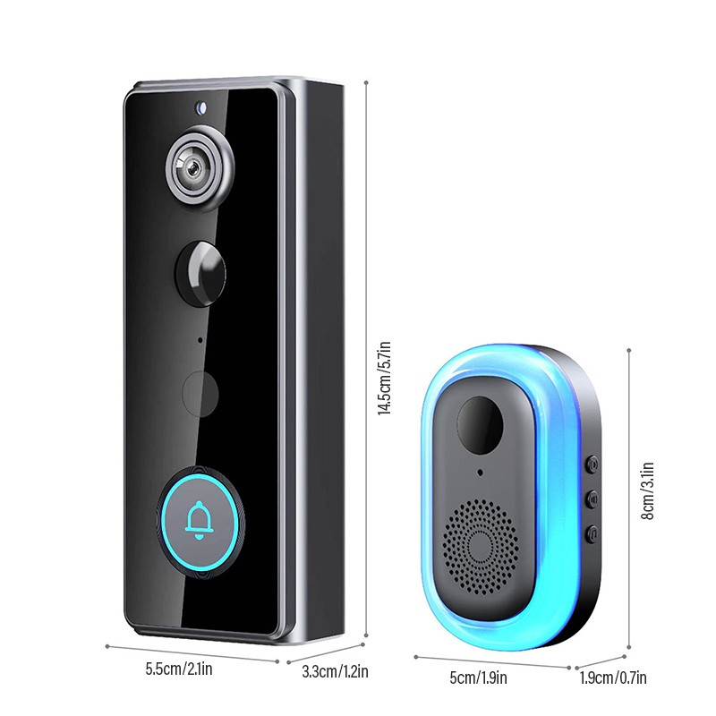Video Doorbell Camera with Chime WiFi Night Vision Motion Detection Bell gallery