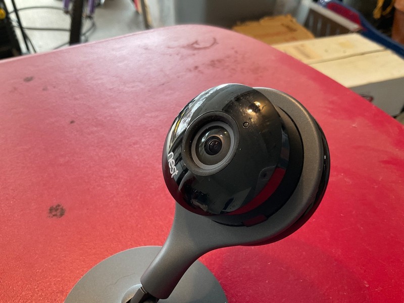 Nest Cam Indoor Security Camera Not tested FOR PARTS swivel base gallery