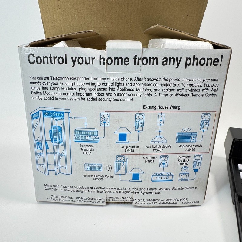 X10 X-10 TR16A Telephone Phone Responder Touch-Tone Controller NEW NOS gallery