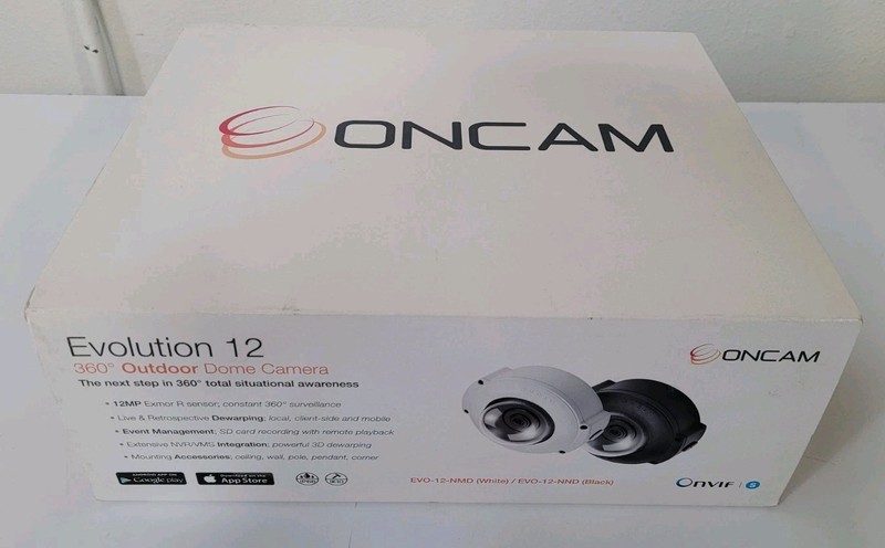 ONCAM Evolution 12 360° Outdoor Dome Camera Model: EVO-12NND
