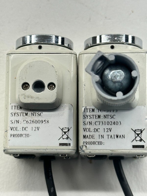 2PCS  CCD COLOR CAMERA, DC 12V TC-5173