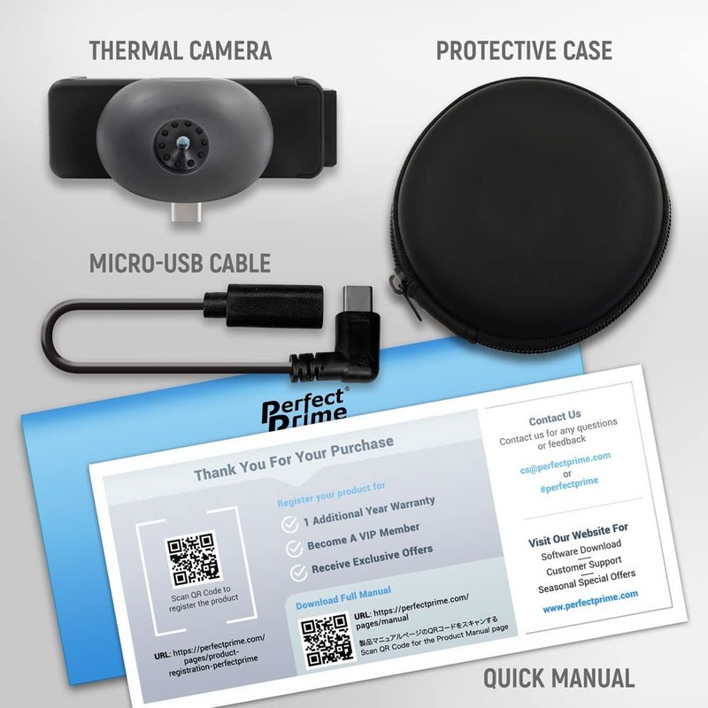IR501, (IR) Thermal Imager 32,136 Pixels, -40~626°F, Android Mobile gallery