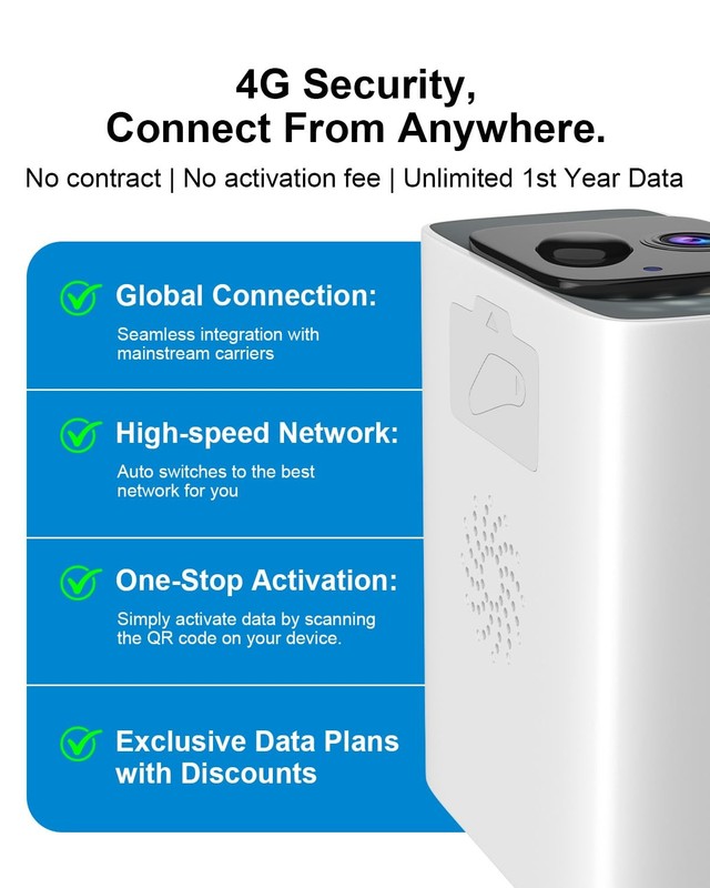 S26 4G LTE Cellular Security Camera with 1st Year Free Data, Solar Camera Out... gallery