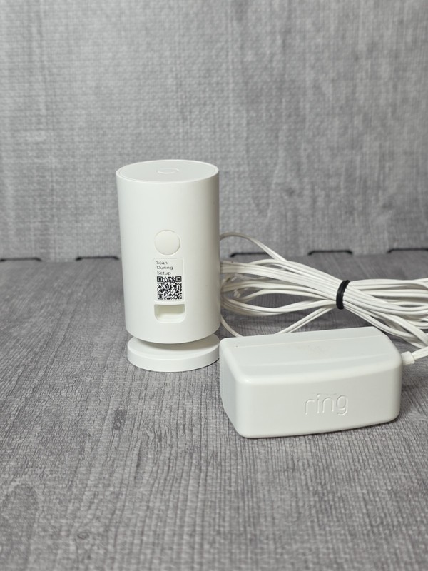Ring Indoor Cam 1st Gen 1080p HD Security Camera White 5UM4E5 Tested gallery