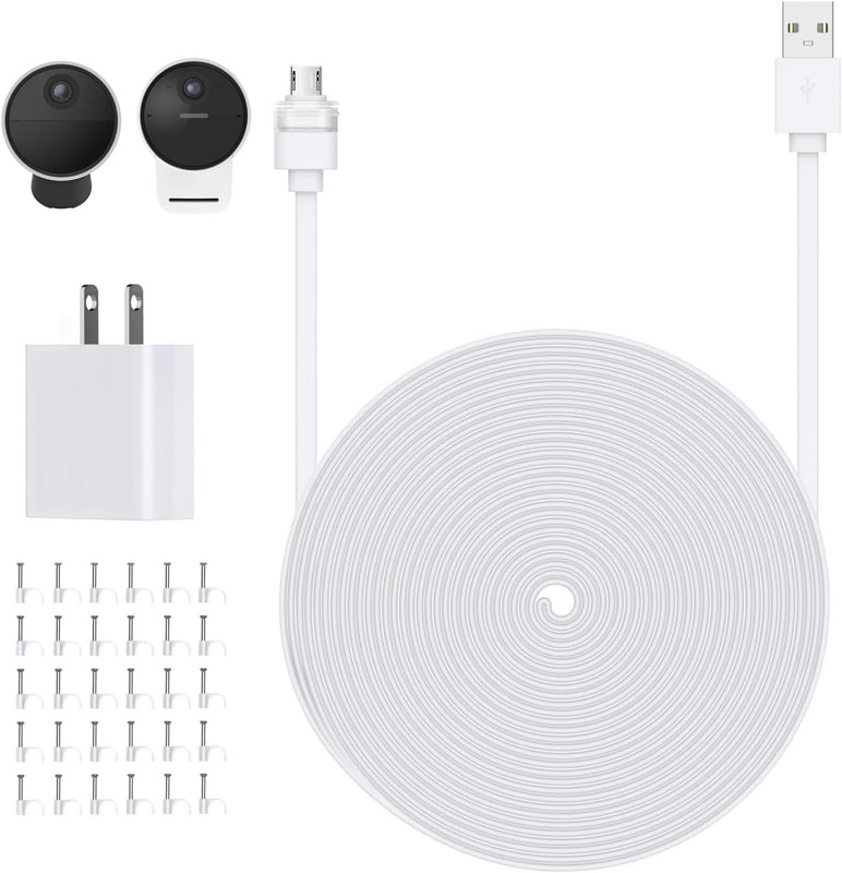 SimpliSafe Outdoor Security Camera Power Cable 25FT Charging Weatherproof Cord gallery