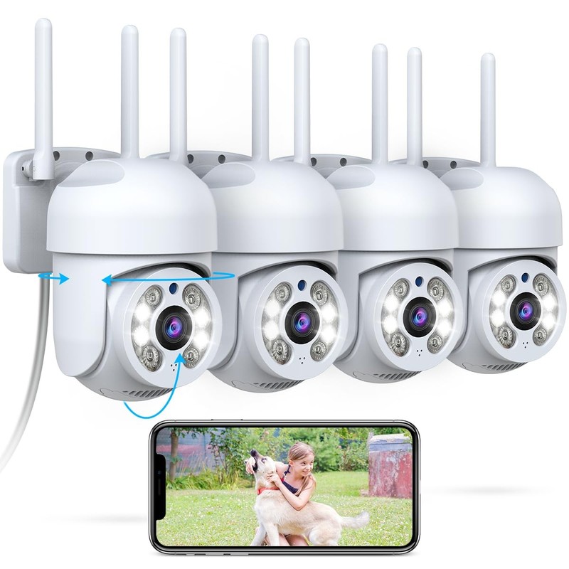 PT Outdoor Wireless Wi-Fi for Home Video Surveillance Indoor