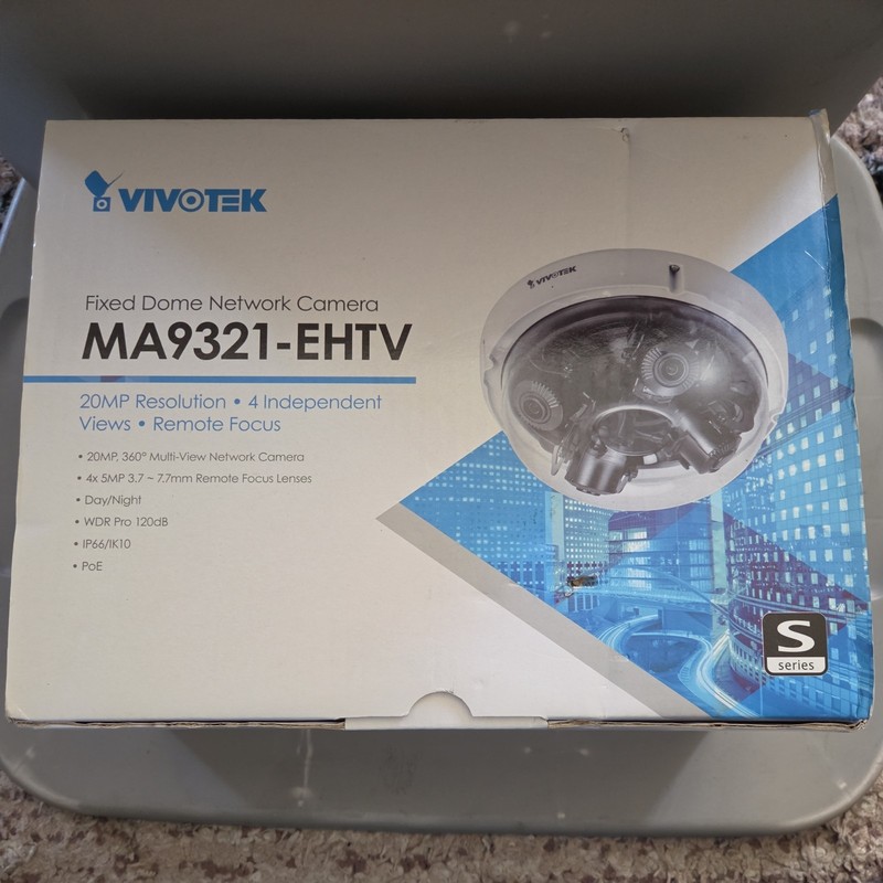 Vivotek MA9322-EHTVL 20MP Outdoor 4-Sensor Network Dome Camera with Night Vision