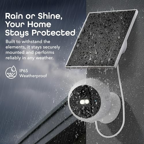 Perch 3MP Smart Magnetic Battery Camera with 3W Solar Panel – 1 Pack + Solar gallery