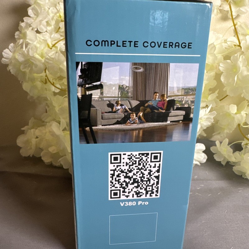 Smart AI Camera V380Pro Motion Detect 360 Coverage 2-way Talk W/ Screen And App gallery