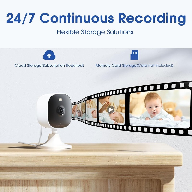 2.5K Home Security Camera with Two-Way Audio & Night Vision - Indoor/Outdoor gallery