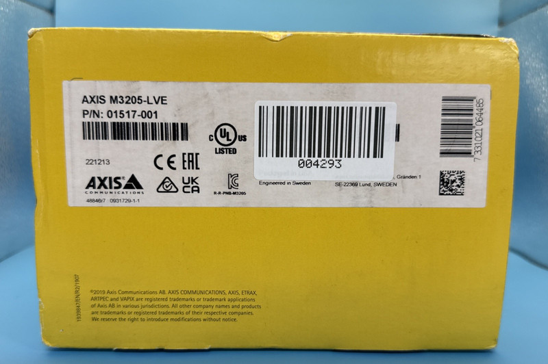 AXIS M3205-LVE HDTV 1080p Outdoor Indoor Vandal Resistant IP Camera 01517-001 gallery