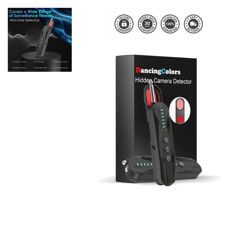 4-in-1 Privacy Protection: Bug Detector, GPS Tracker, and Hidden Camera Scanner