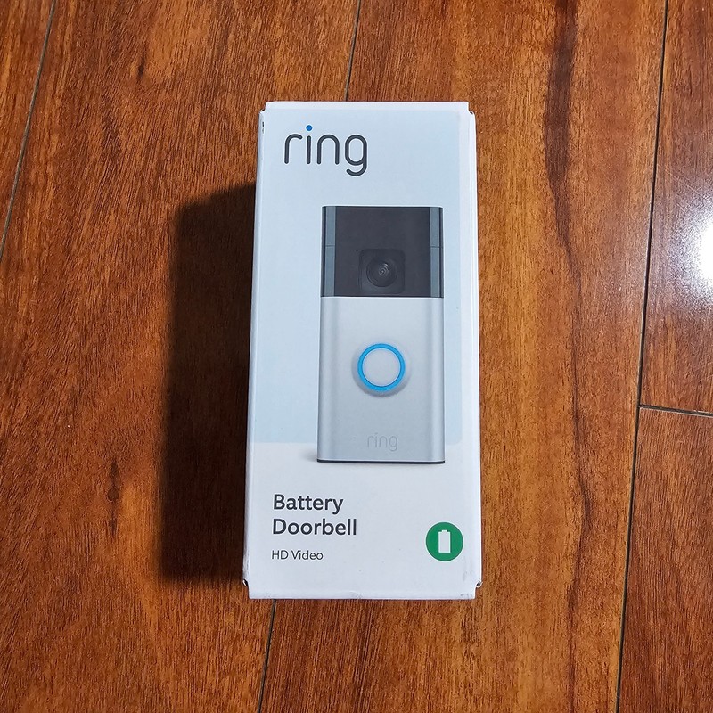 Ring Battery Doorbell, Head-to-Toe Video, Live View, Two-Way Talk – Satin Nickel