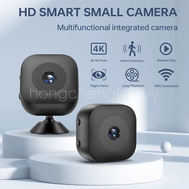 4K Wireless WiFi Cam Smart MINI HD IP Camera Home Security Camera IR Night Cam gallery