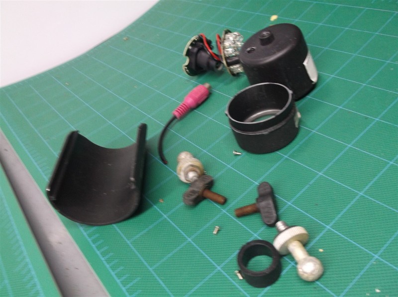 Assorted parts off a Night Owl Wired Color Security Camera CM115 gallery