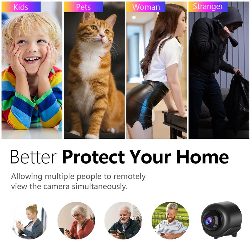 X5 Mini Camera Wifi Camera Clear Night Vision Lightweight Portable Premium Cams gallery