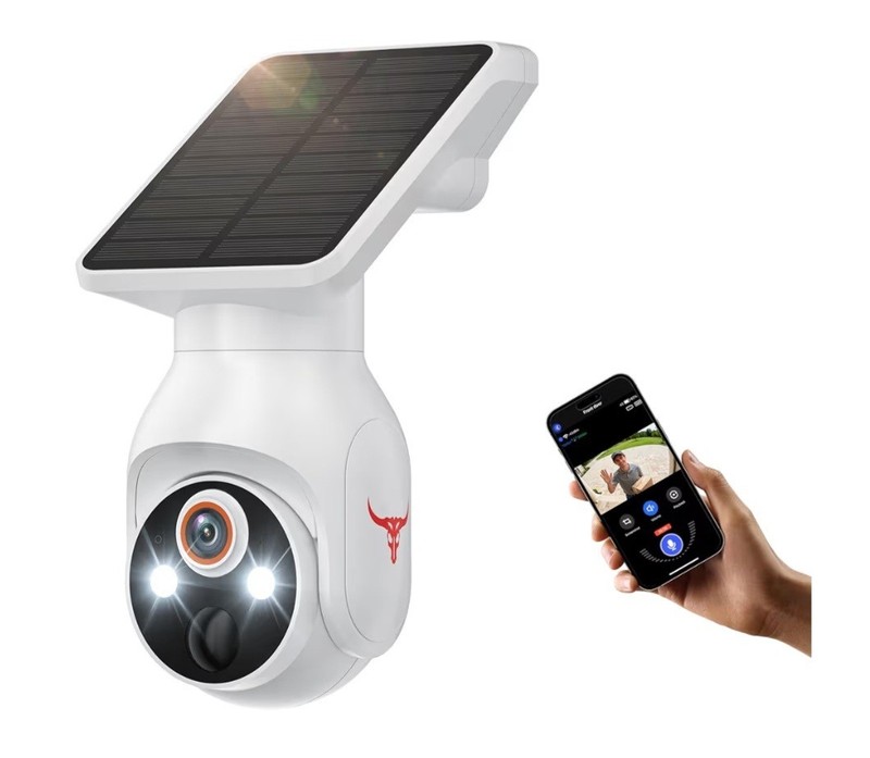 1080P Security Camera Wireless with Solar Panel, Smart AI Human Detection, 2-Way gallery