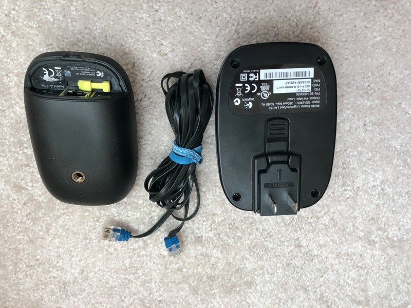Logitech Alert 700i Indoor Camera with LA700i Power Supply used gallery