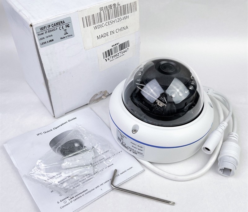 XF-B2543D-P WIFI IP CCTV Dome Camera 3.6MM Lens 15Pcs IR Led Security Camera